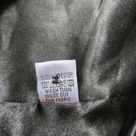 CARBONE Crinkle Ruffle Collar Lightweight Jacket. Size 48/ 16US - Picture 9 of 13